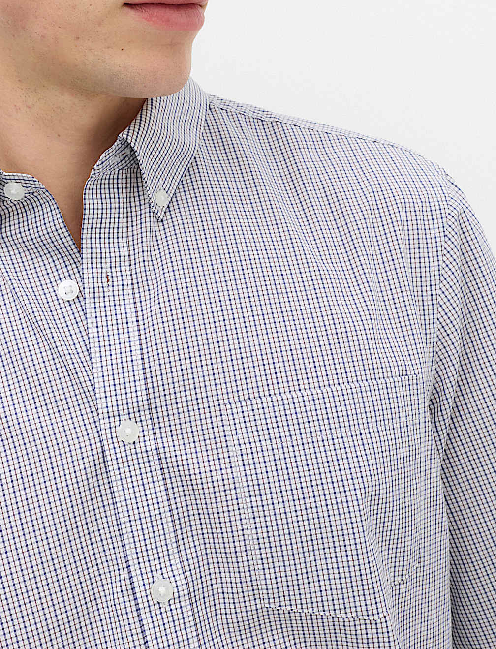 2 Pack Regular Fit Easy Iron Check Shirts