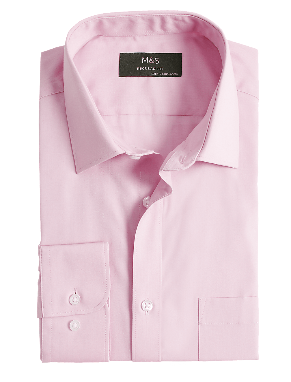 Regular Fit Easy Iron Cotton Blend Shirt