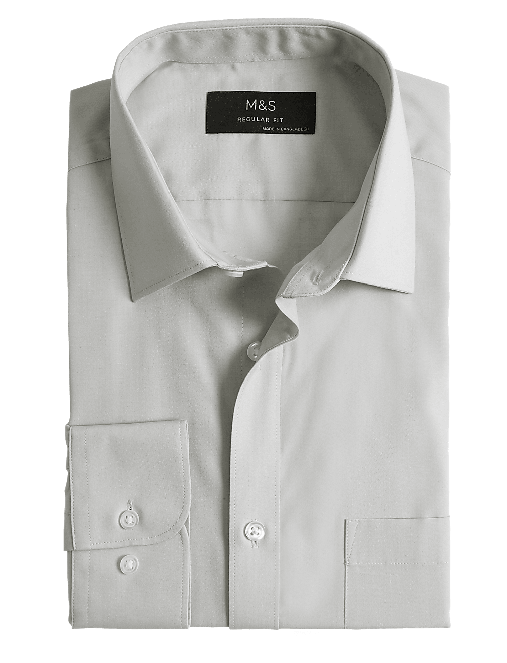 Regular Fit Easy Iron Cotton Blend Shirt