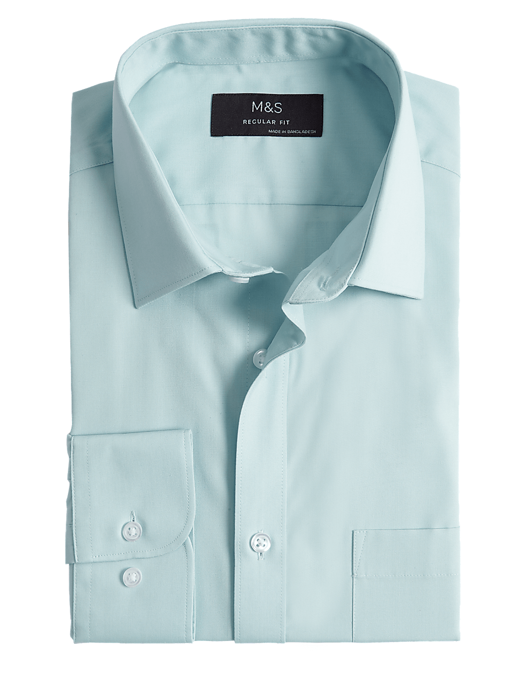 Regular Fit Easy Iron Cotton Blend Shirt