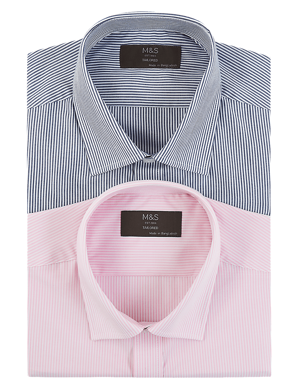 2 Pack Tailored Fit Long Sleeve Shirts