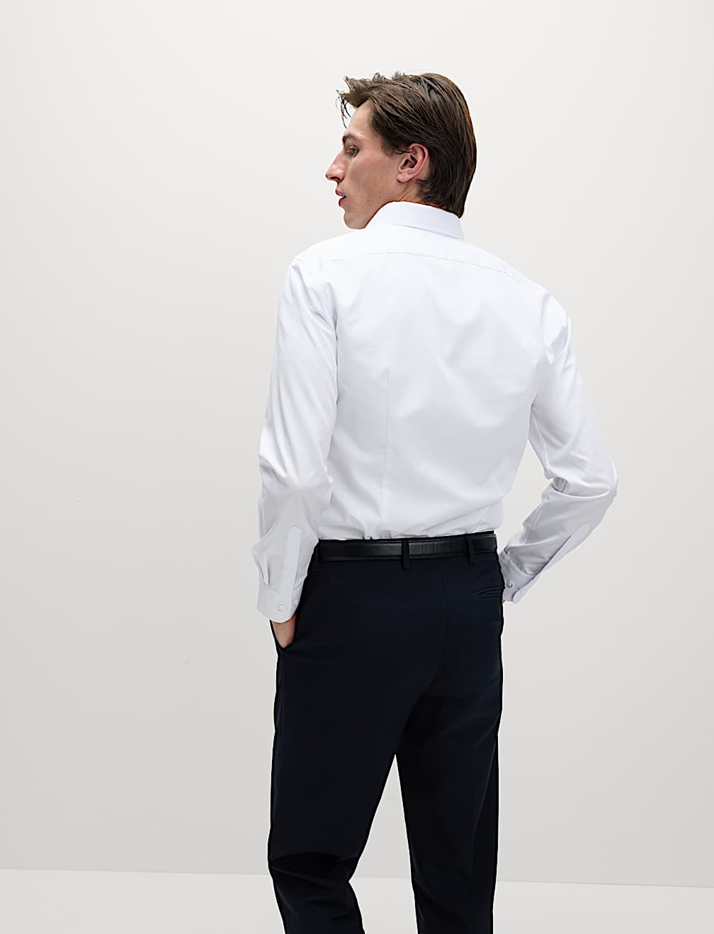3pk Slim Fit Easy Iron Long Sleeve Shirts