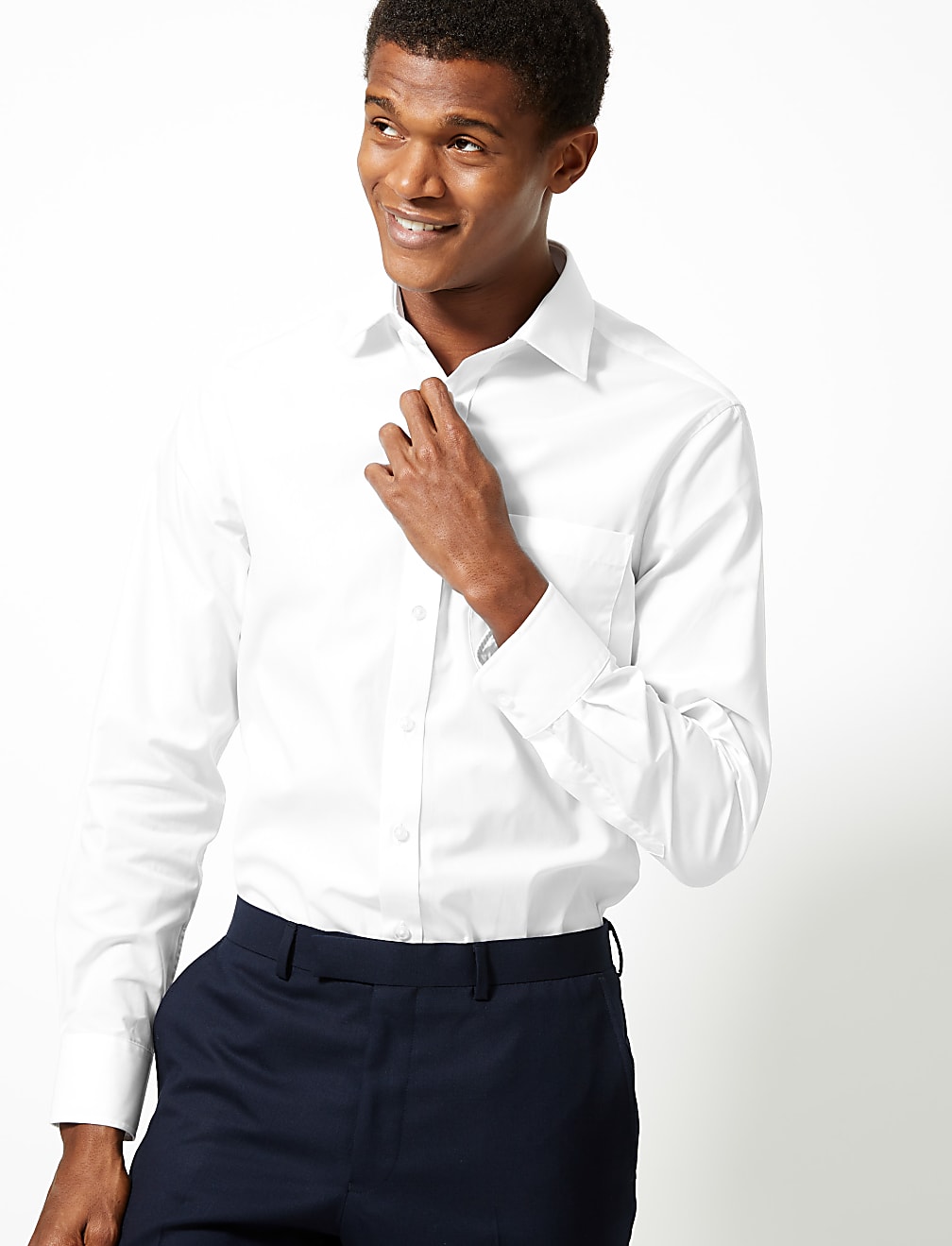3pk Slim Fit Cotton Blend Shirts