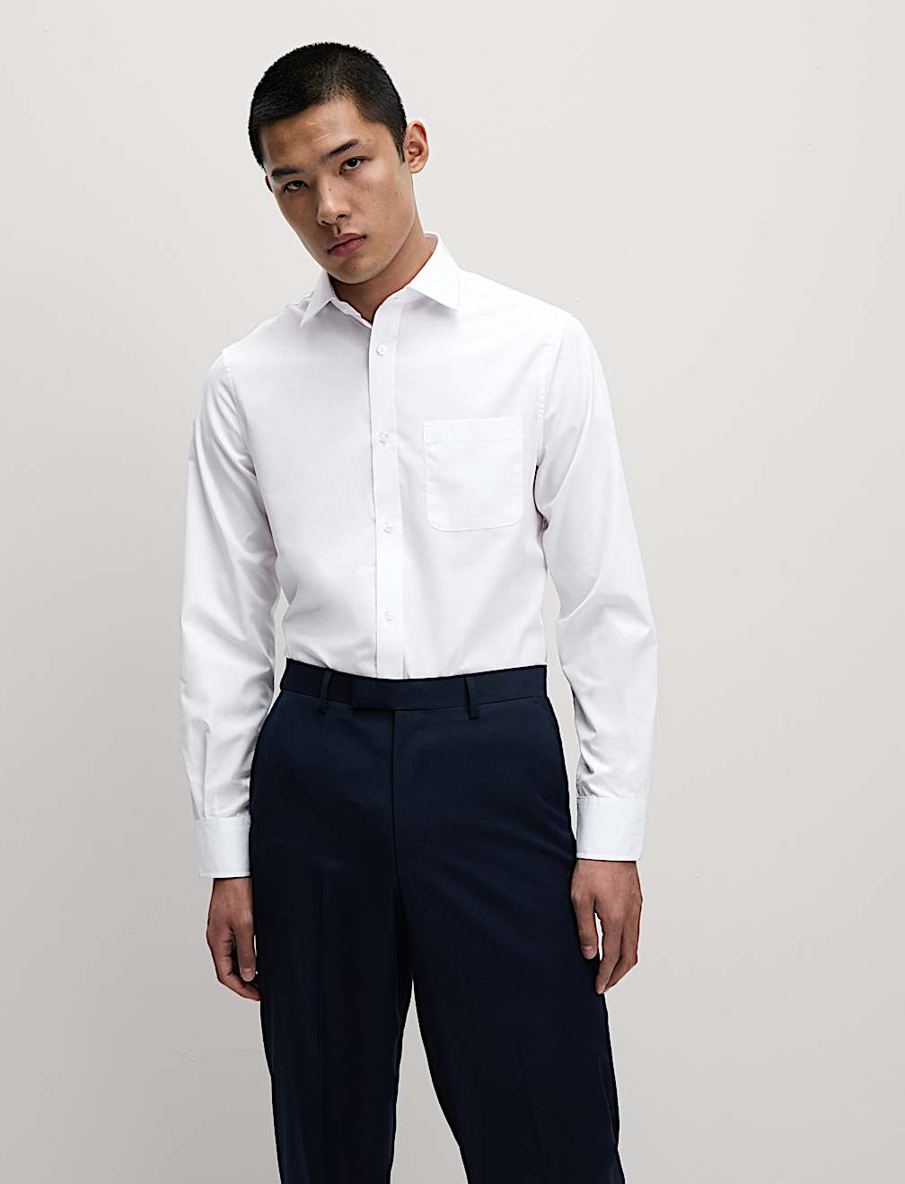 3pk Regular Fit Easy Iron Long Sleeve Shirts