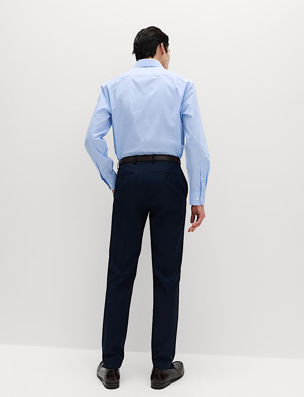 2 Pack Regular Fit Easy Iron Long Sleeve Shirts