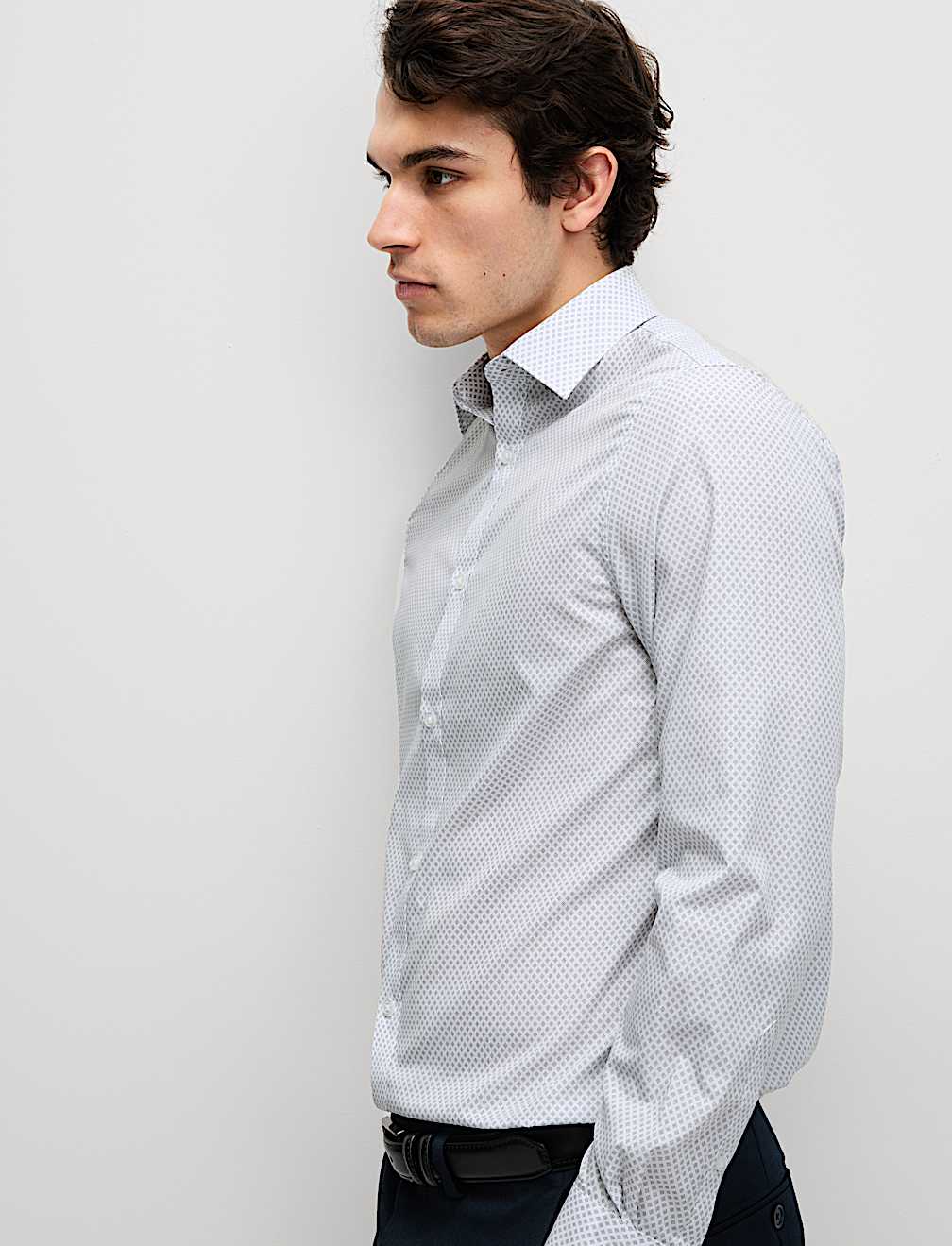 2pk Regular Fit Easy Iron Long Sleeve Shirts