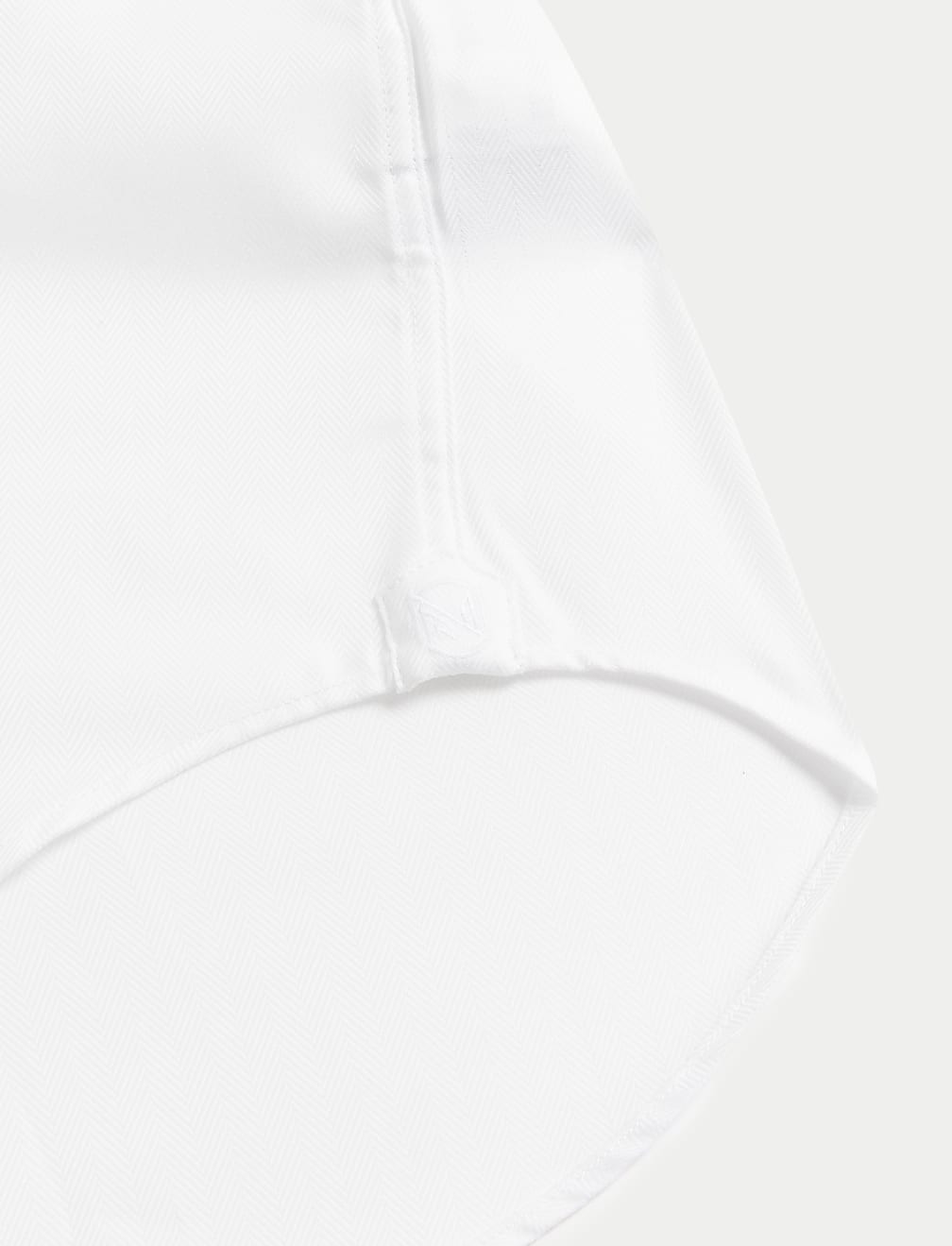 Regular Fit Pure Cotton Herringbone Shirt