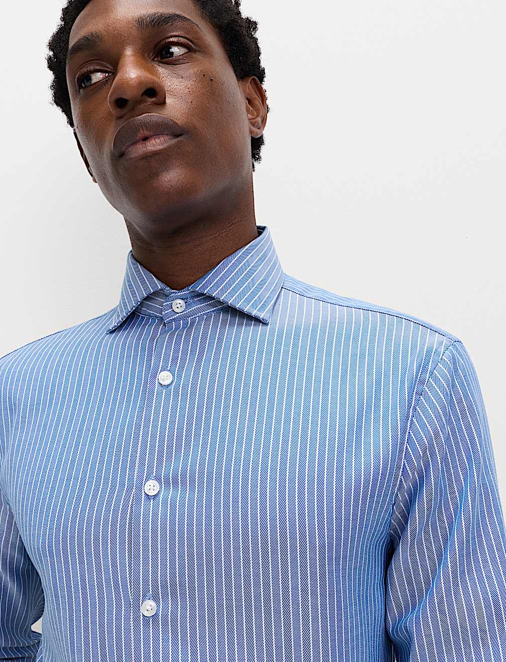 Slim Fit Pure Cotton Striped Shirt