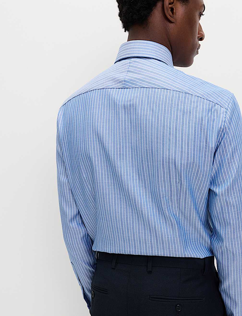 Slim Fit Pure Cotton Striped Shirt