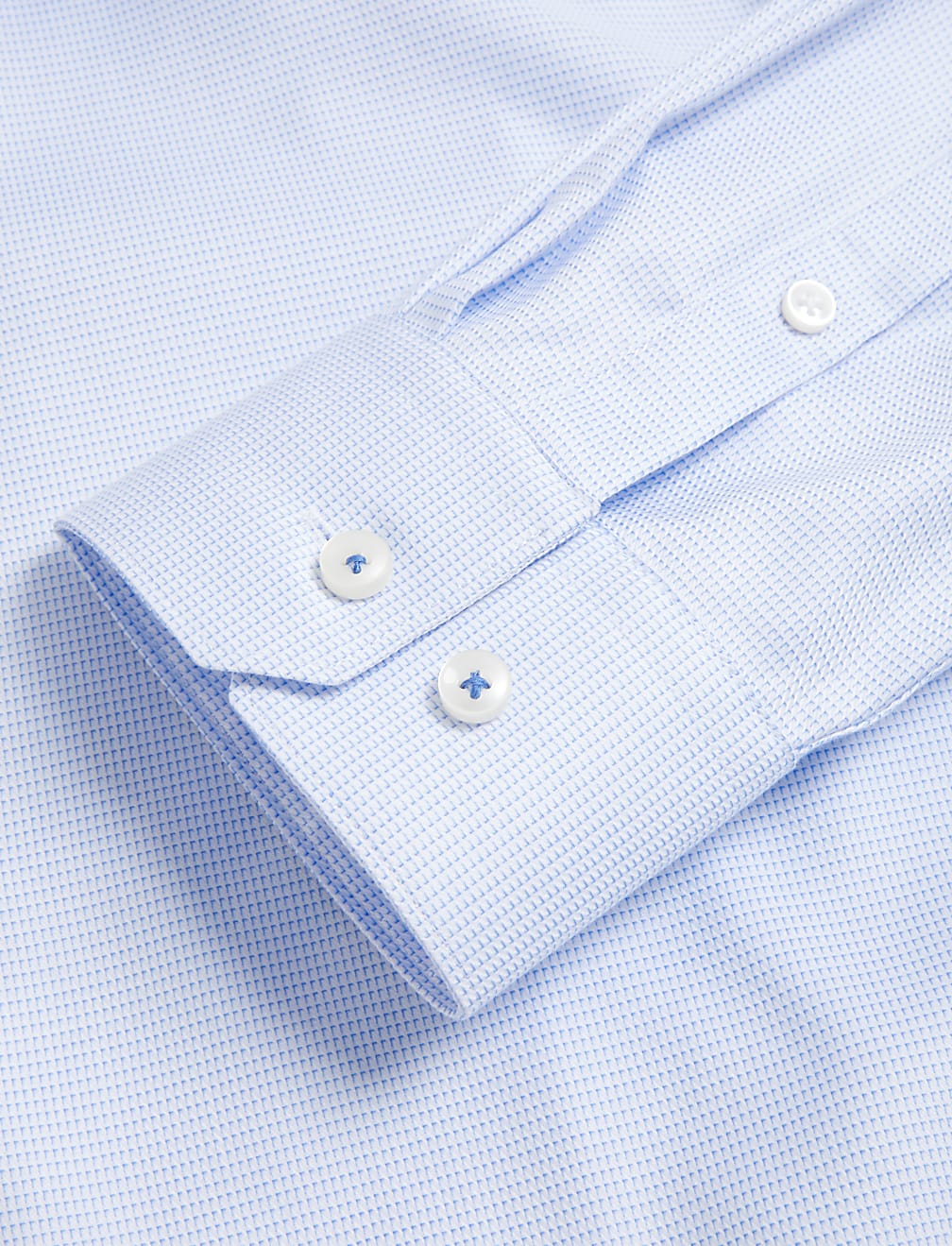 Regular Fit Pure Cotton Textured Shirt