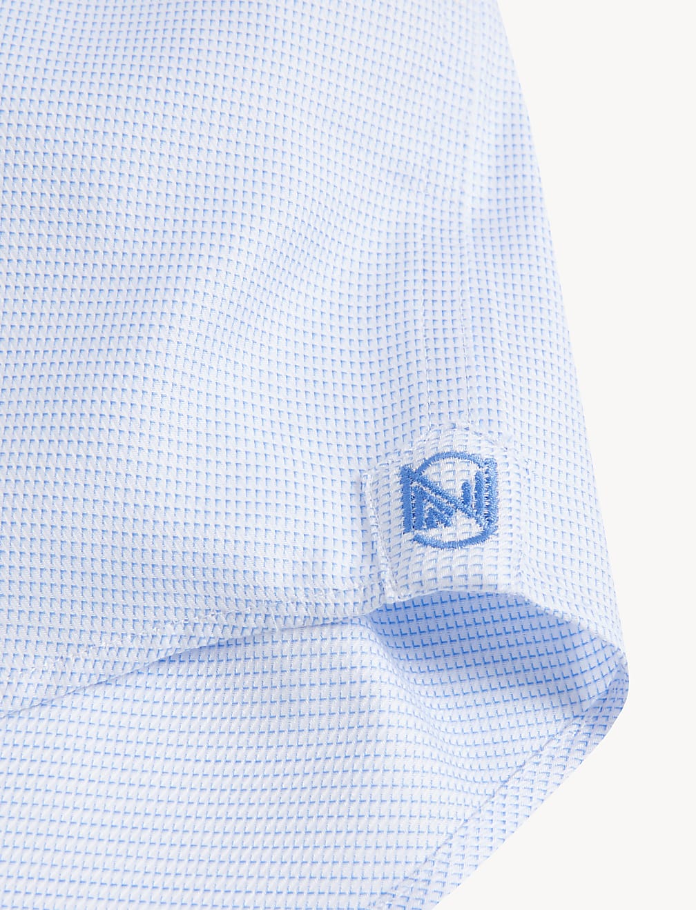 Regular Fit Pure Cotton Textured Shirt