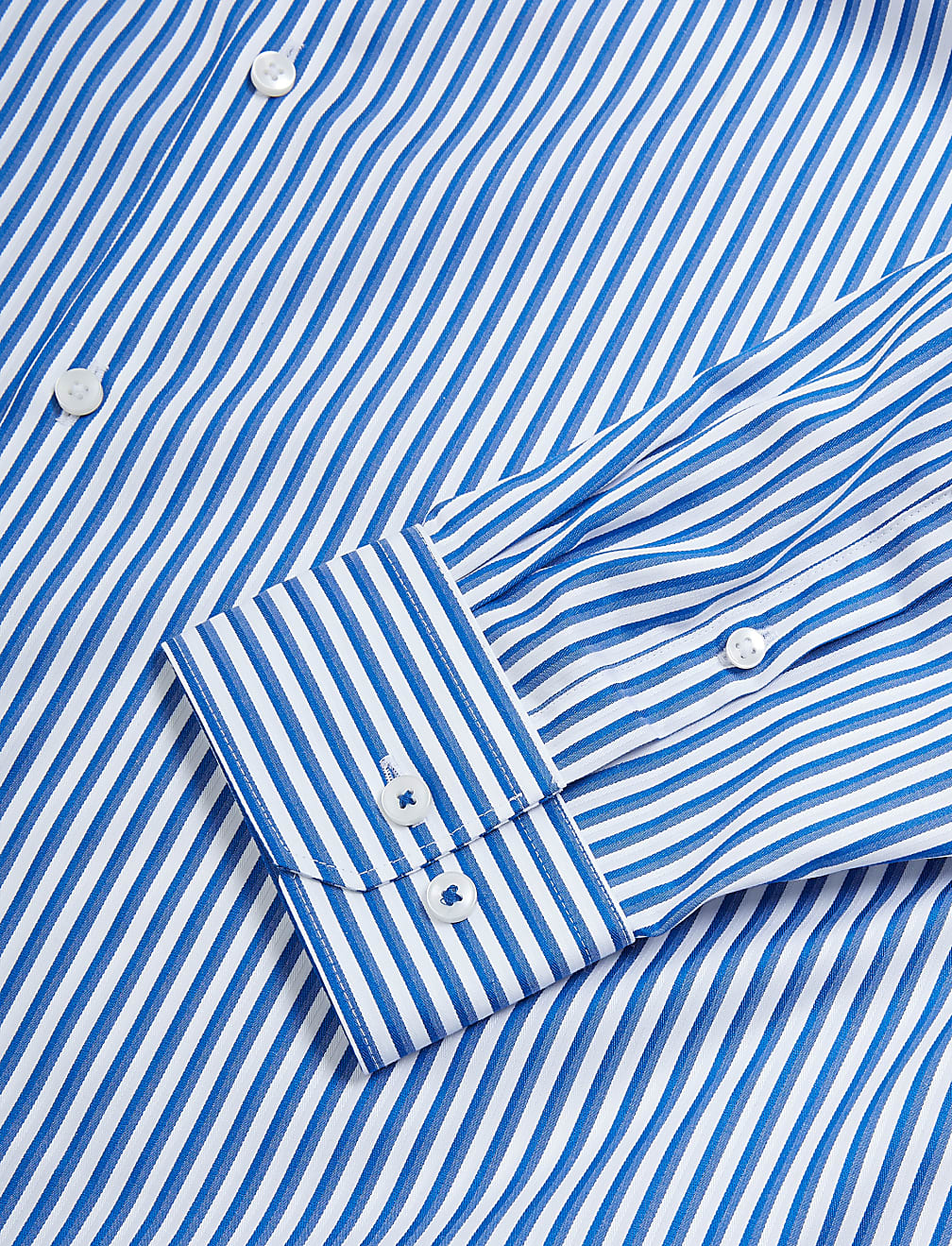 Regular Fit Pure Cotton Striped Shirt