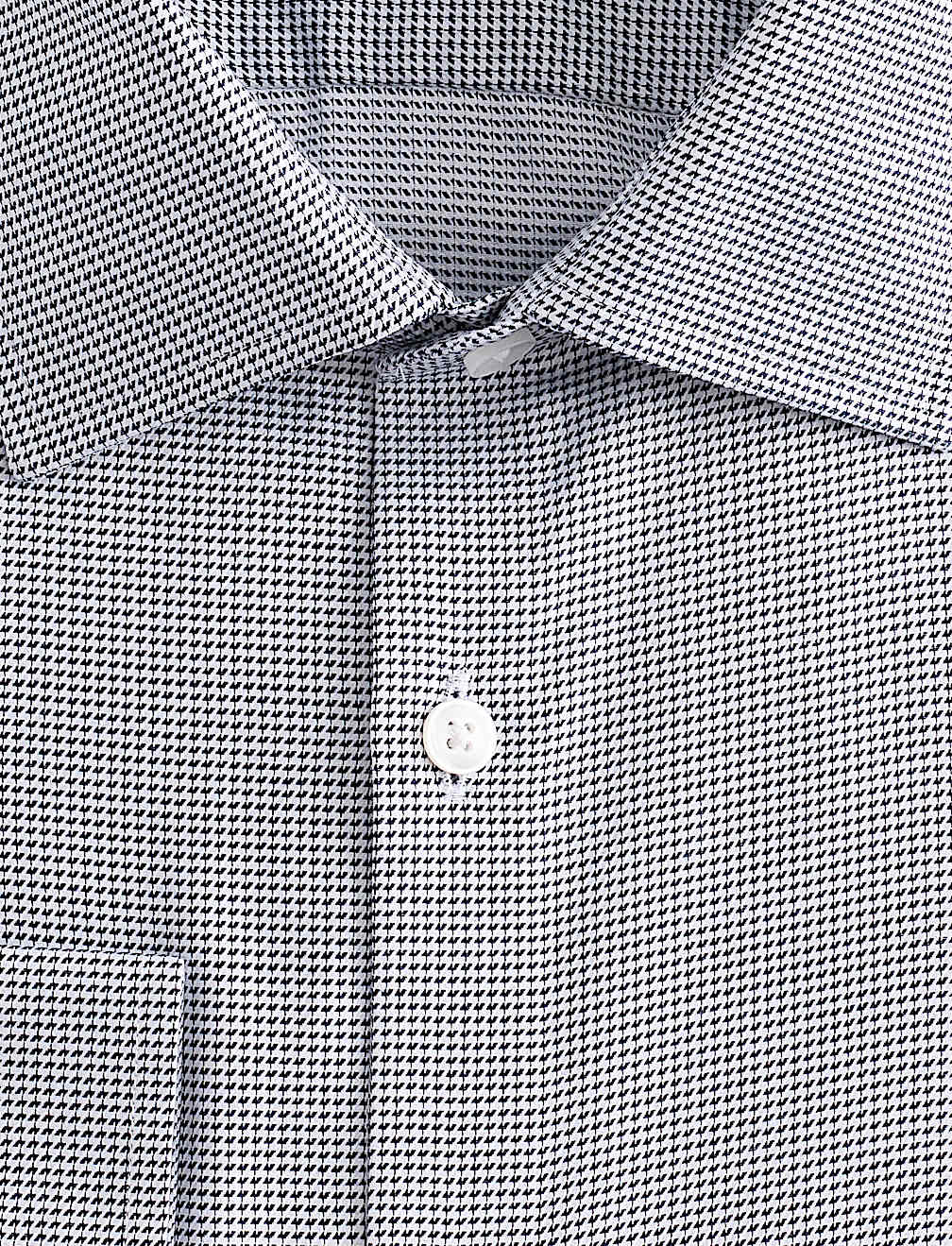 Regular Fit Pure Cotton Textured Luxury Shirt