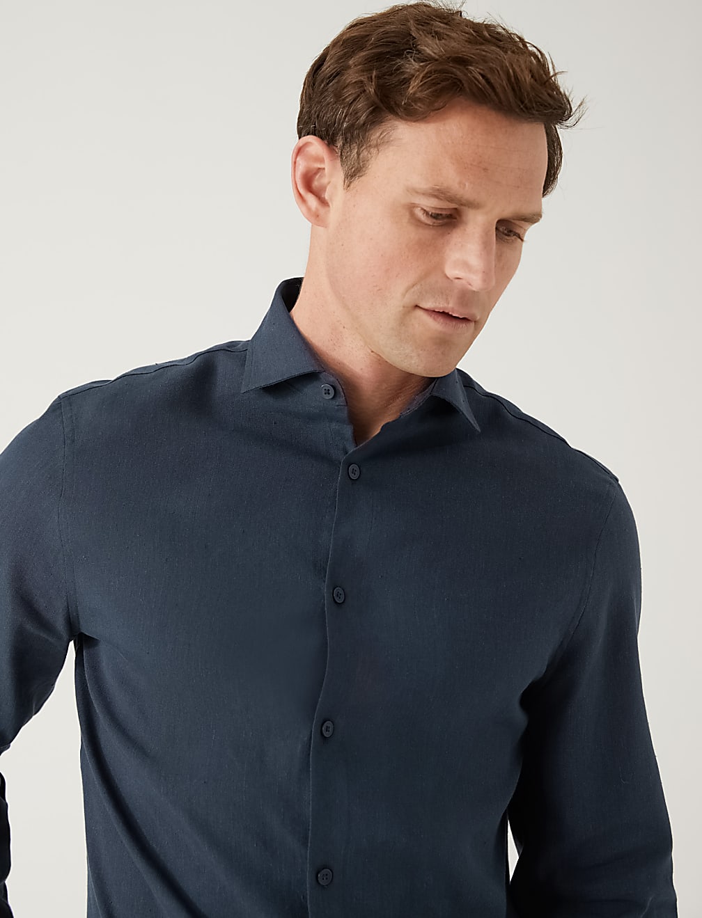 Tailored Fit Italian Linen Miracle™ Shirt