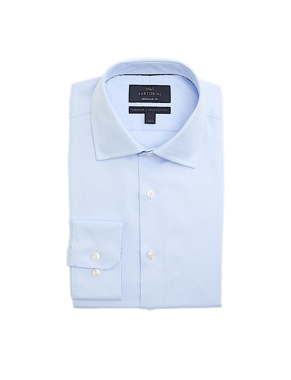 Regular Fit Luxury Cotton Twill Shirt