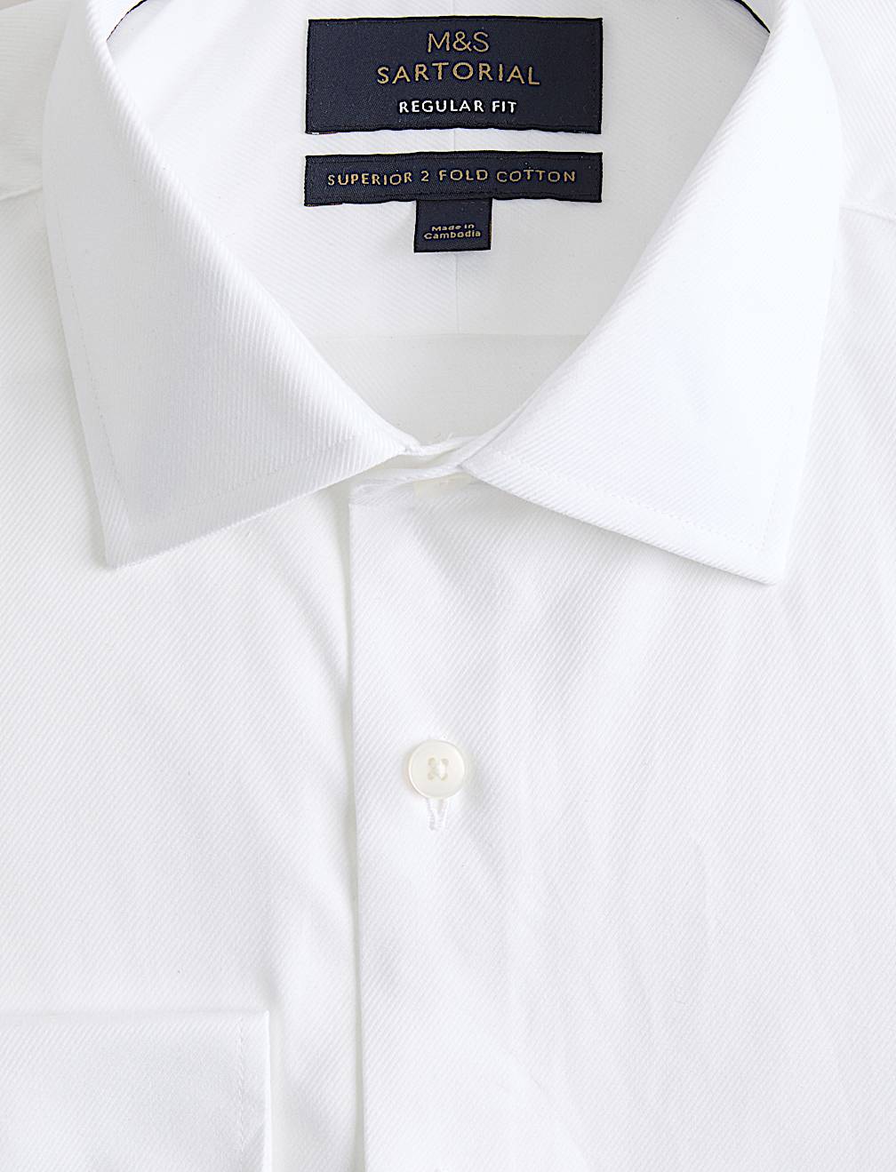 Regular Fit Luxury Cotton Twill Shirt