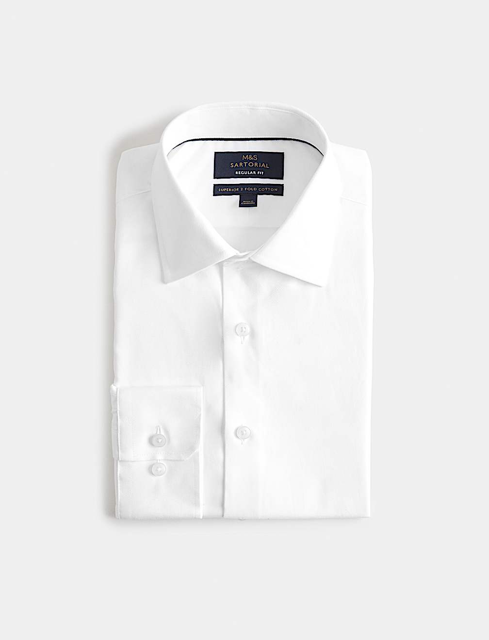 Regular Fit Luxury Cotton Twill Shirt