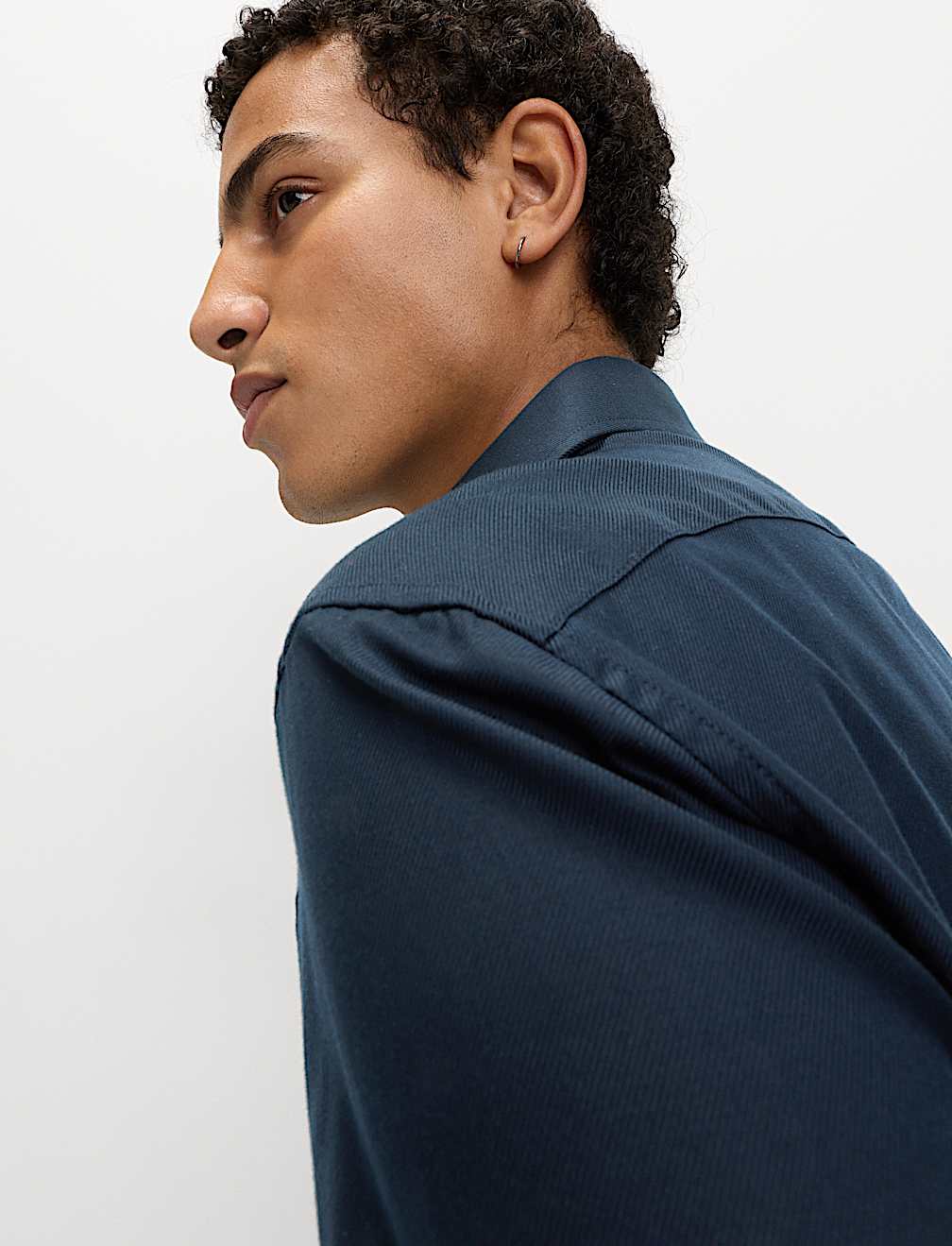 Slim Fit Luxury Cotton Twill Shirt
