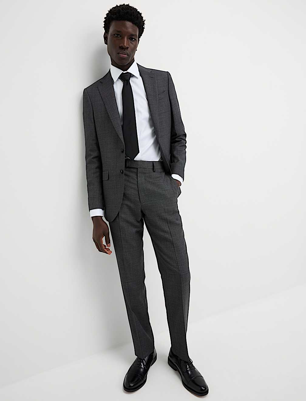 Slim Fit Luxury Cotton Twill Shirt