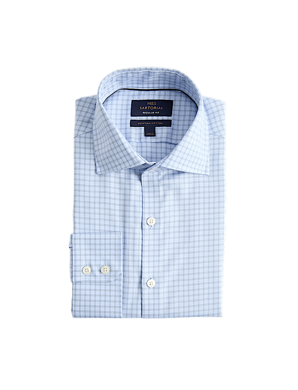 Regular Fit Egyptian Cotton Check Shirt