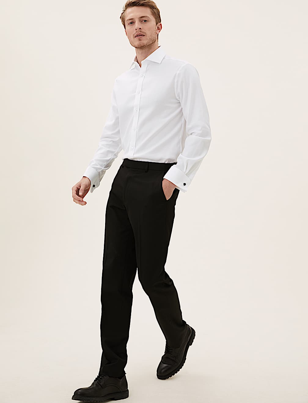 Tailored Fit Pure Cotton Shirt