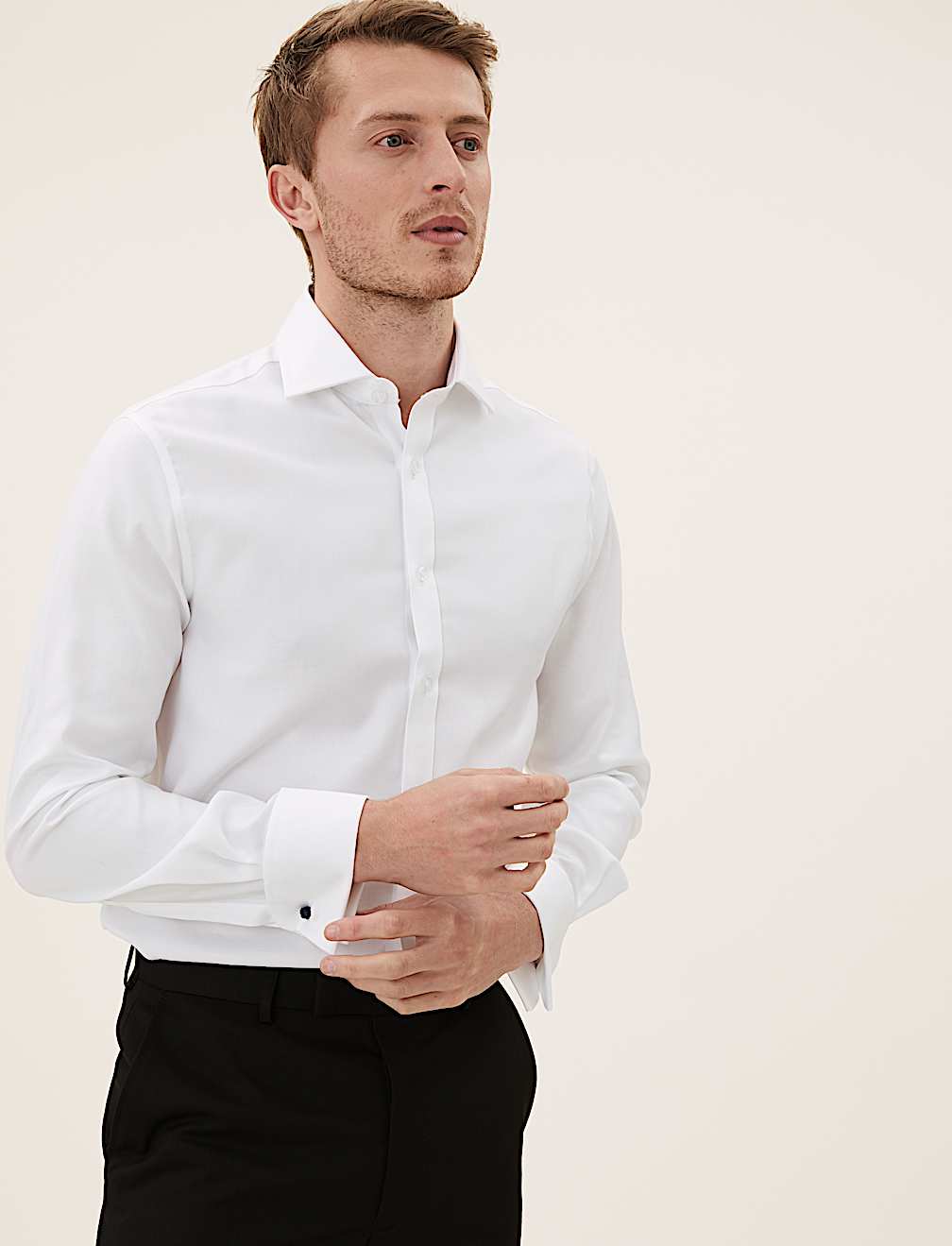 Tailored Fit Pure Cotton Shirt