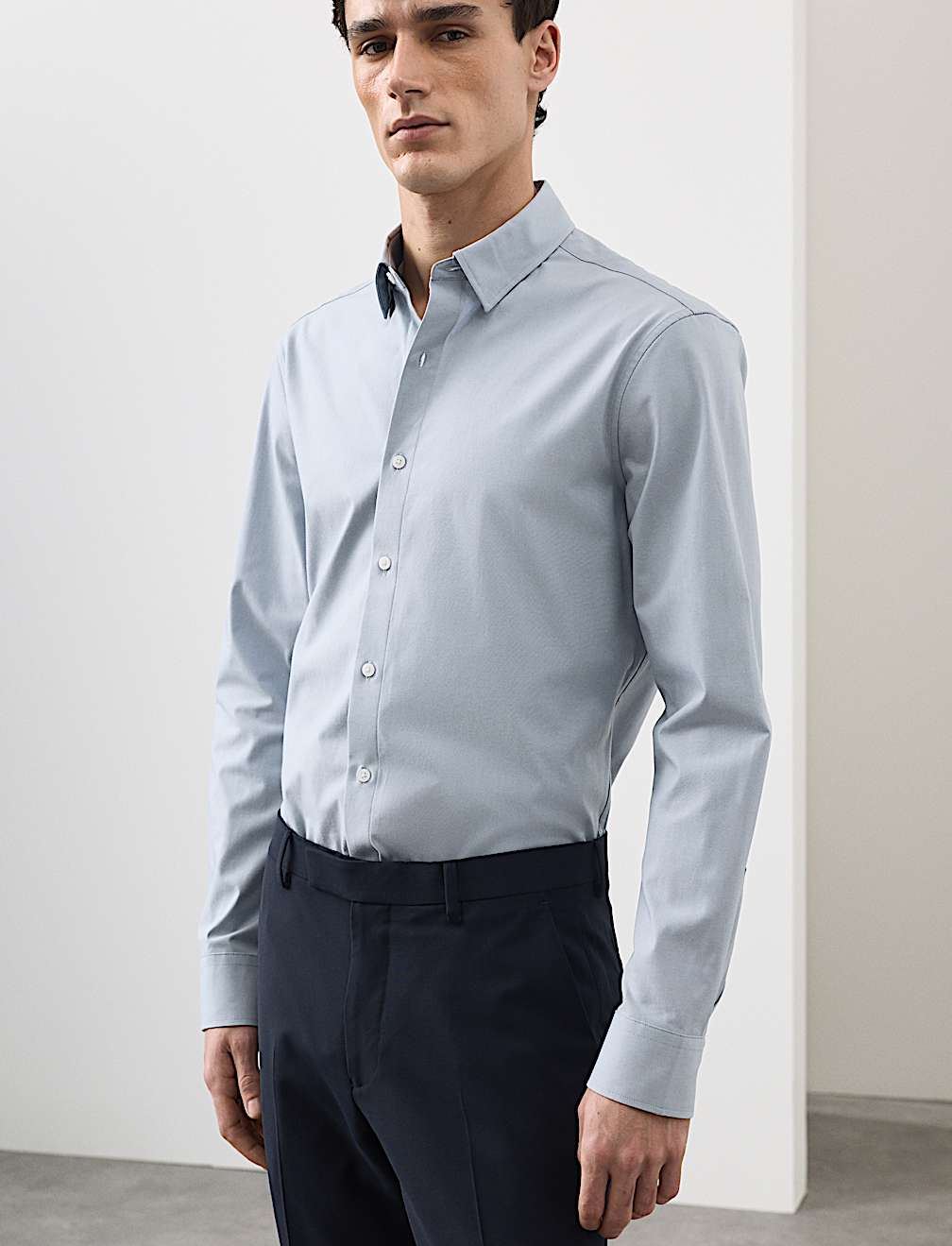 Slim Fit Cotton Stretch 360 Flex&trade; Shirt