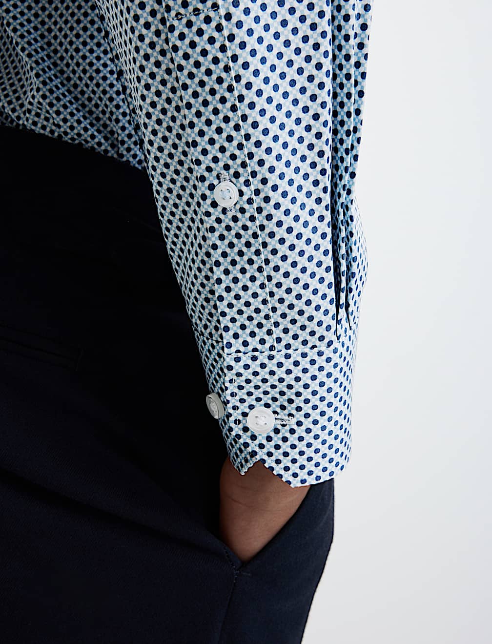 Regular Fit Easy Iron Pure Cotton Shirt