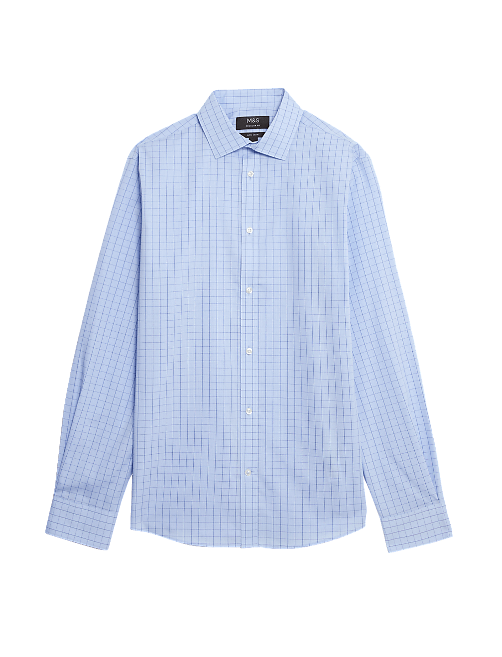 Regular Fit Non Iron Pure Cotton Check Shirt
