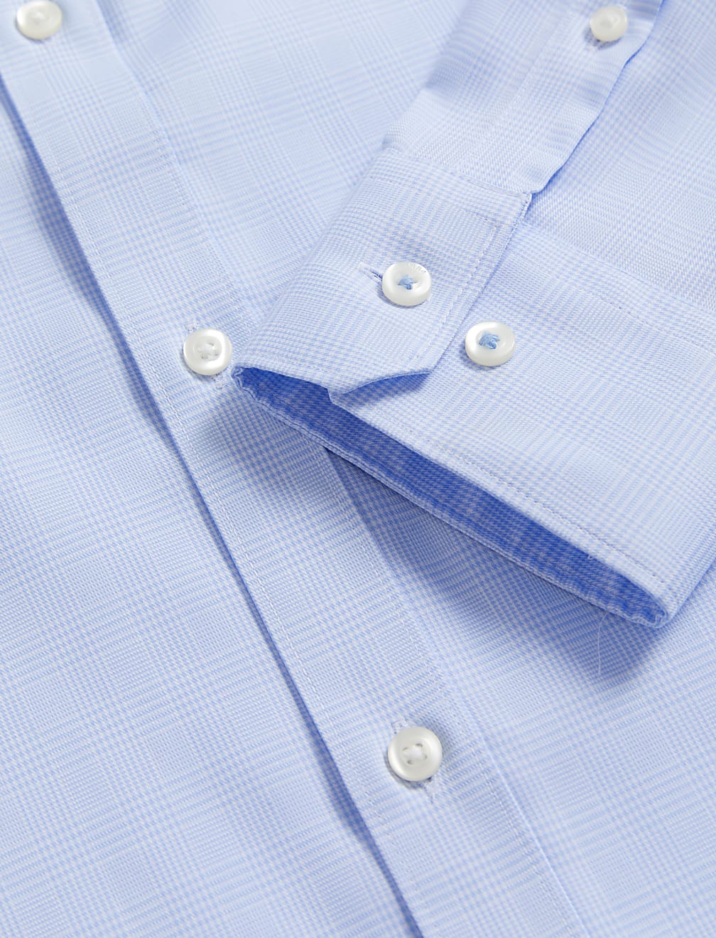 Regular Fit Non Iron Pure Cotton Check Shirt