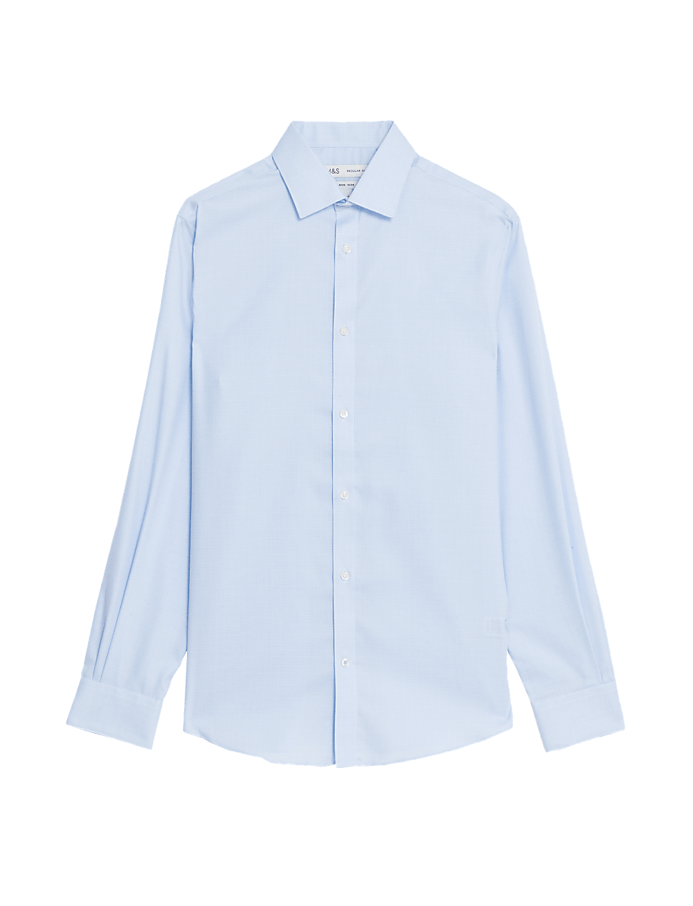 Regular Fit Non Iron Pure Cotton Check Shirt