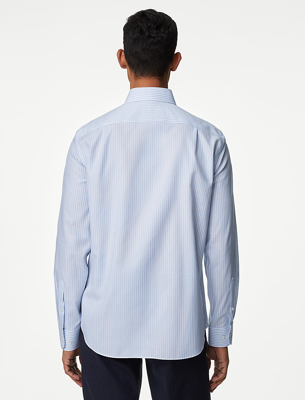 Regular Fit Non Iron Pure Cotton Striped Shirt