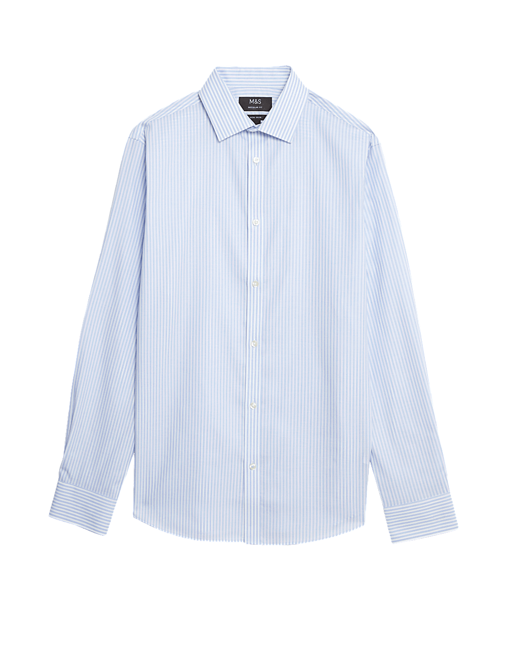 Regular Fit Non Iron Pure Cotton Striped Shirt