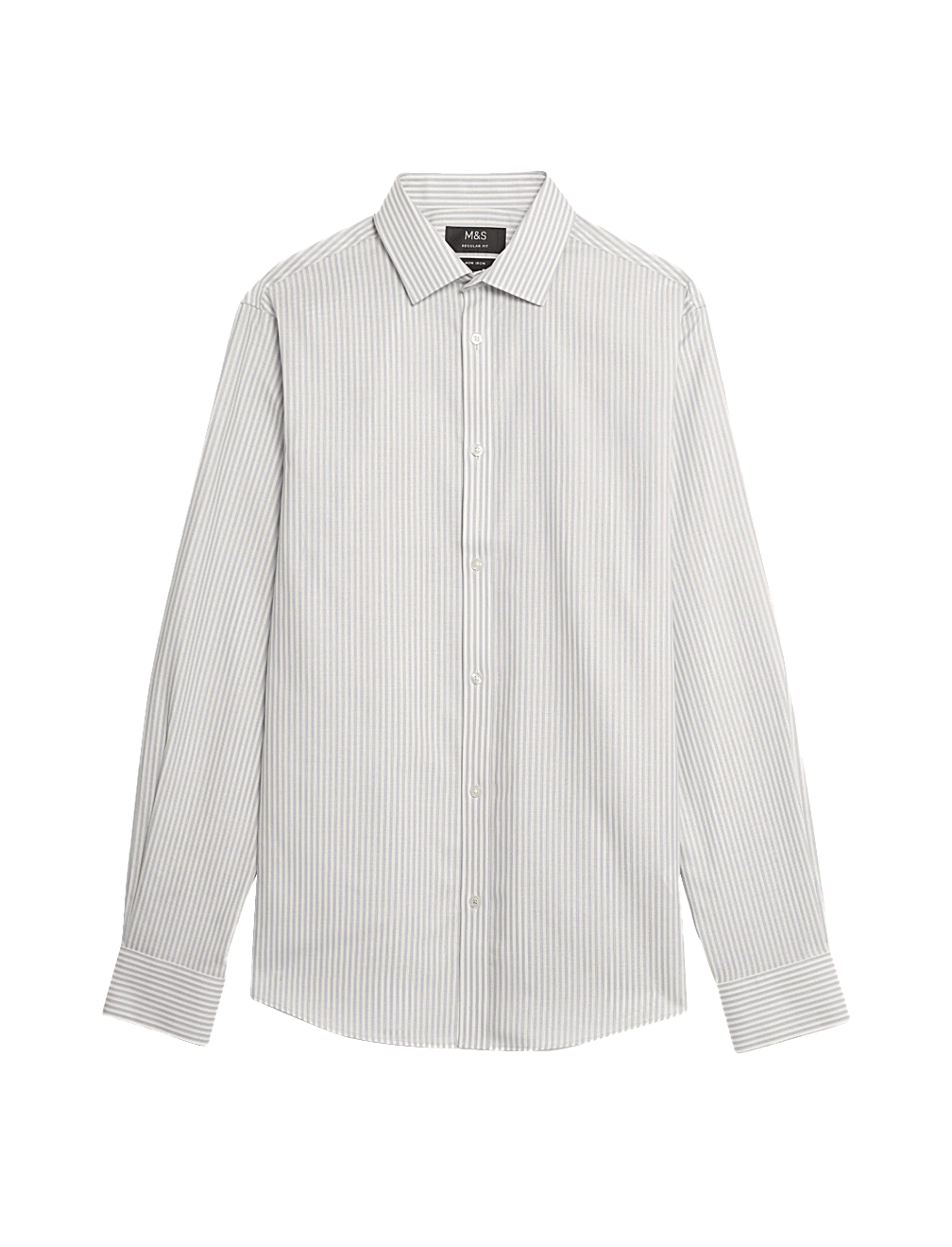 Regular Fit Non Iron Pure Cotton Striped Shirt