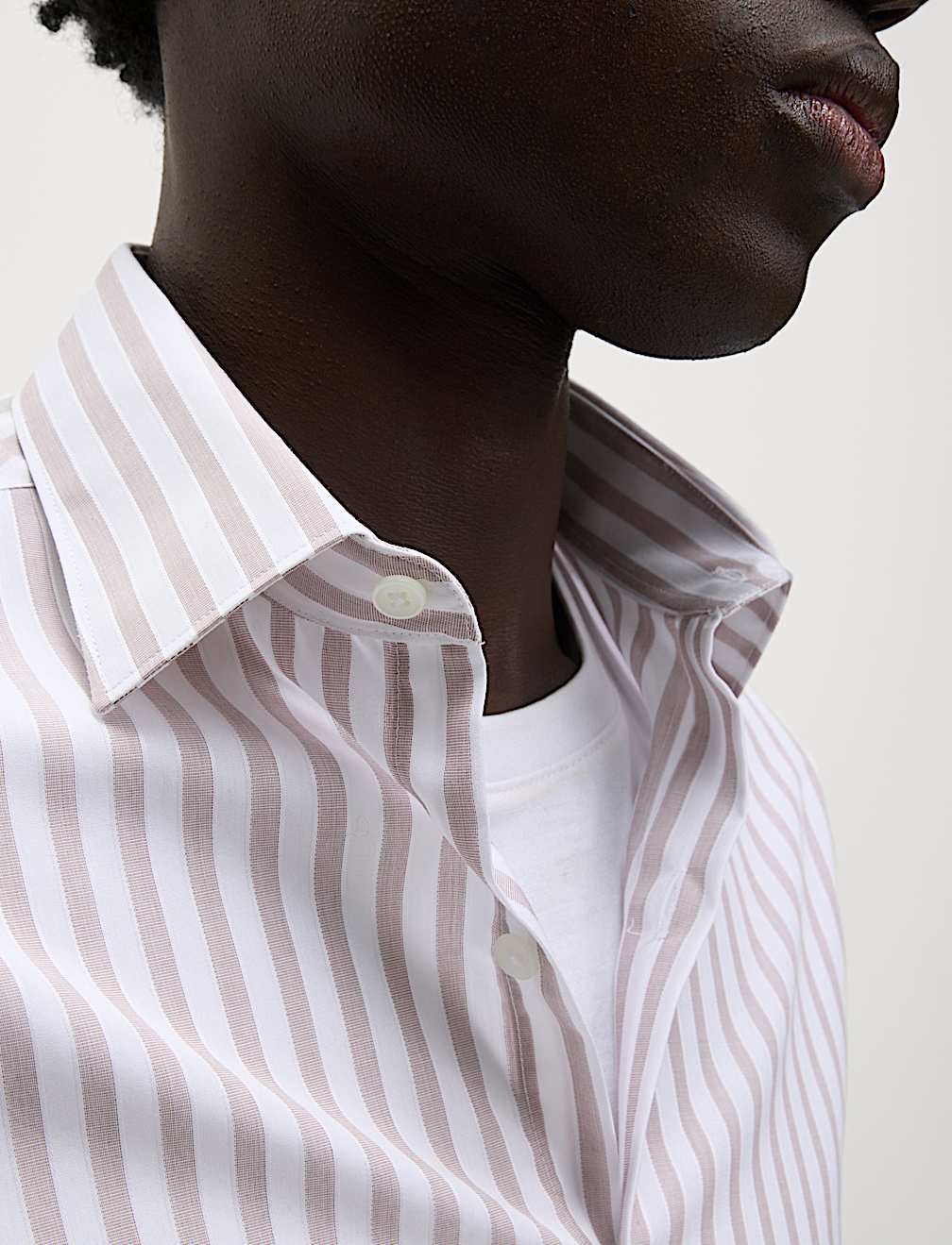 Regular Fit Pure Cotton Striped Shirt