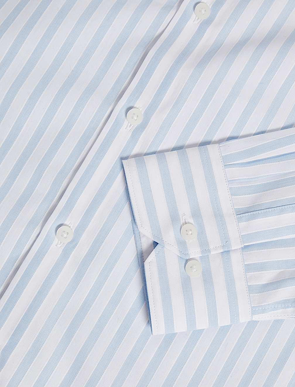 Regular Fit Pure Cotton Striped Shirt