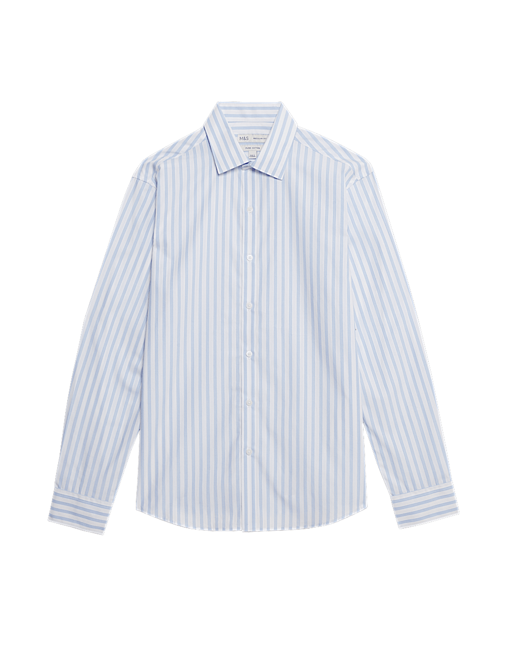 Regular Fit Pure Cotton Striped Shirt