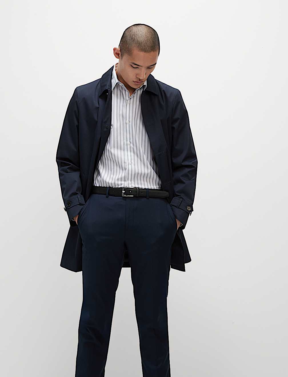 Regular Fit Pure Cotton Striped Shirt