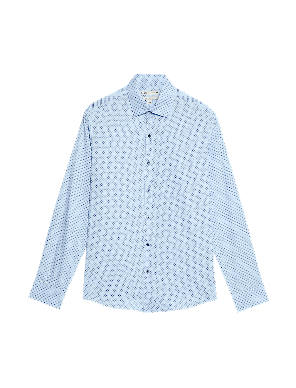 Regular Fit Easy Iron Pure Cotton Printed Shirt