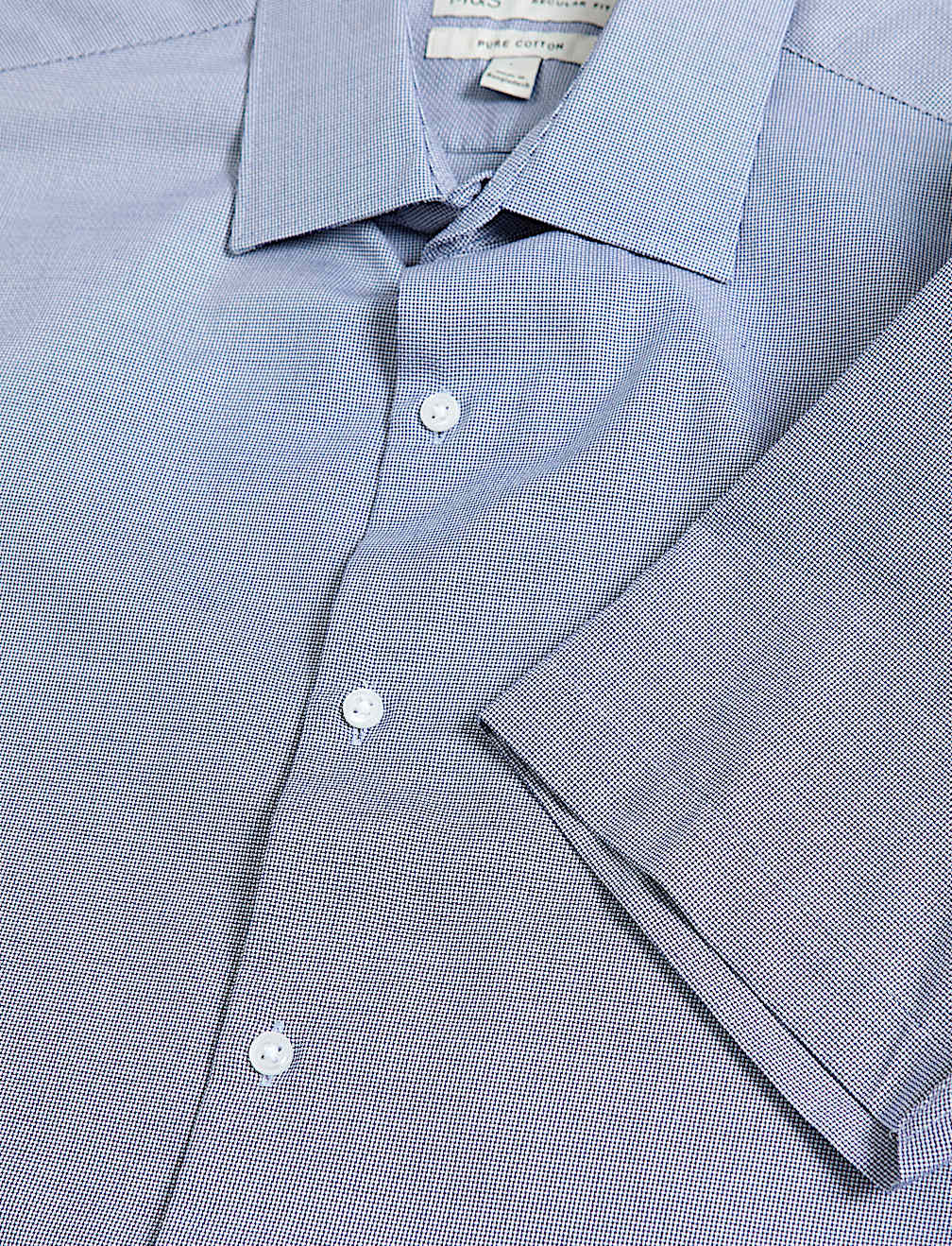 Regular Fit Easy Iron Pure Cotton Shirt
