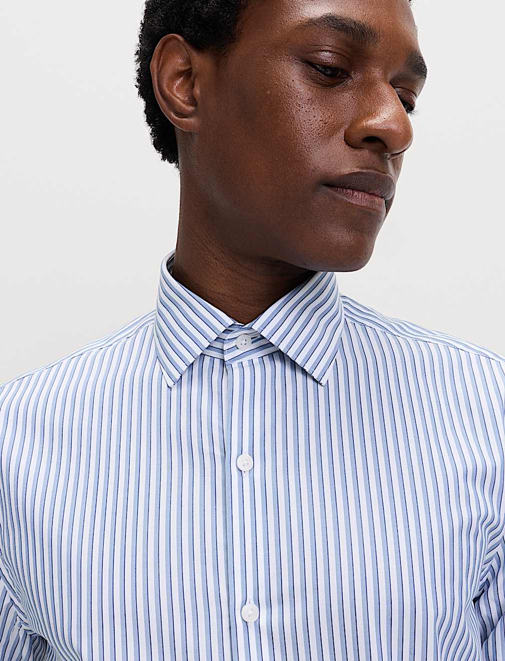 Regular Fit Easy Iron Pure Cotton Striped Shirt