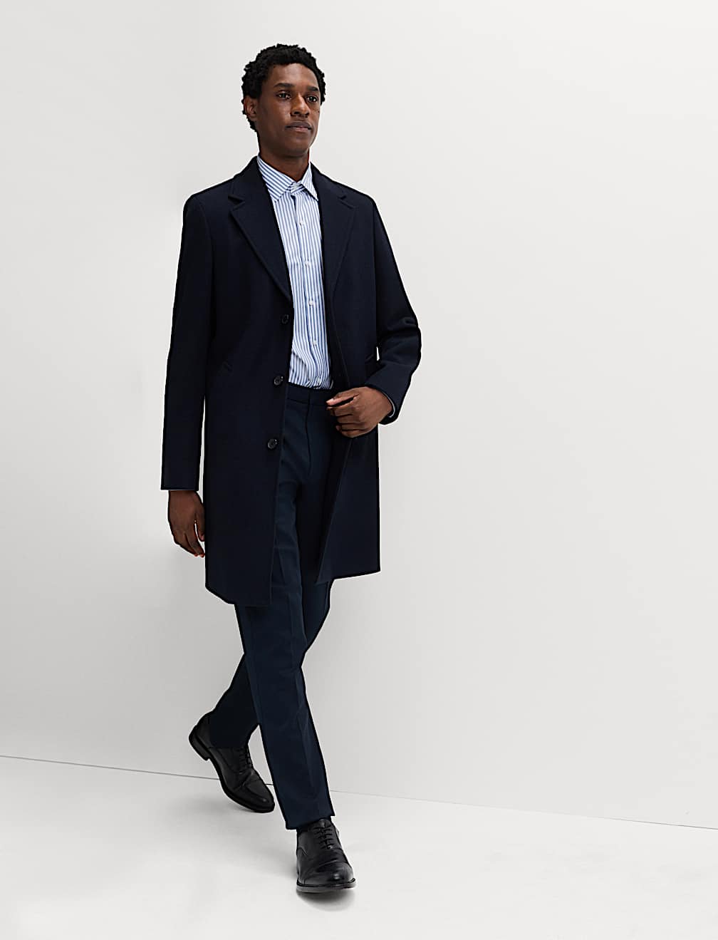 Regular Fit Easy Iron Pure Cotton Striped Shirt