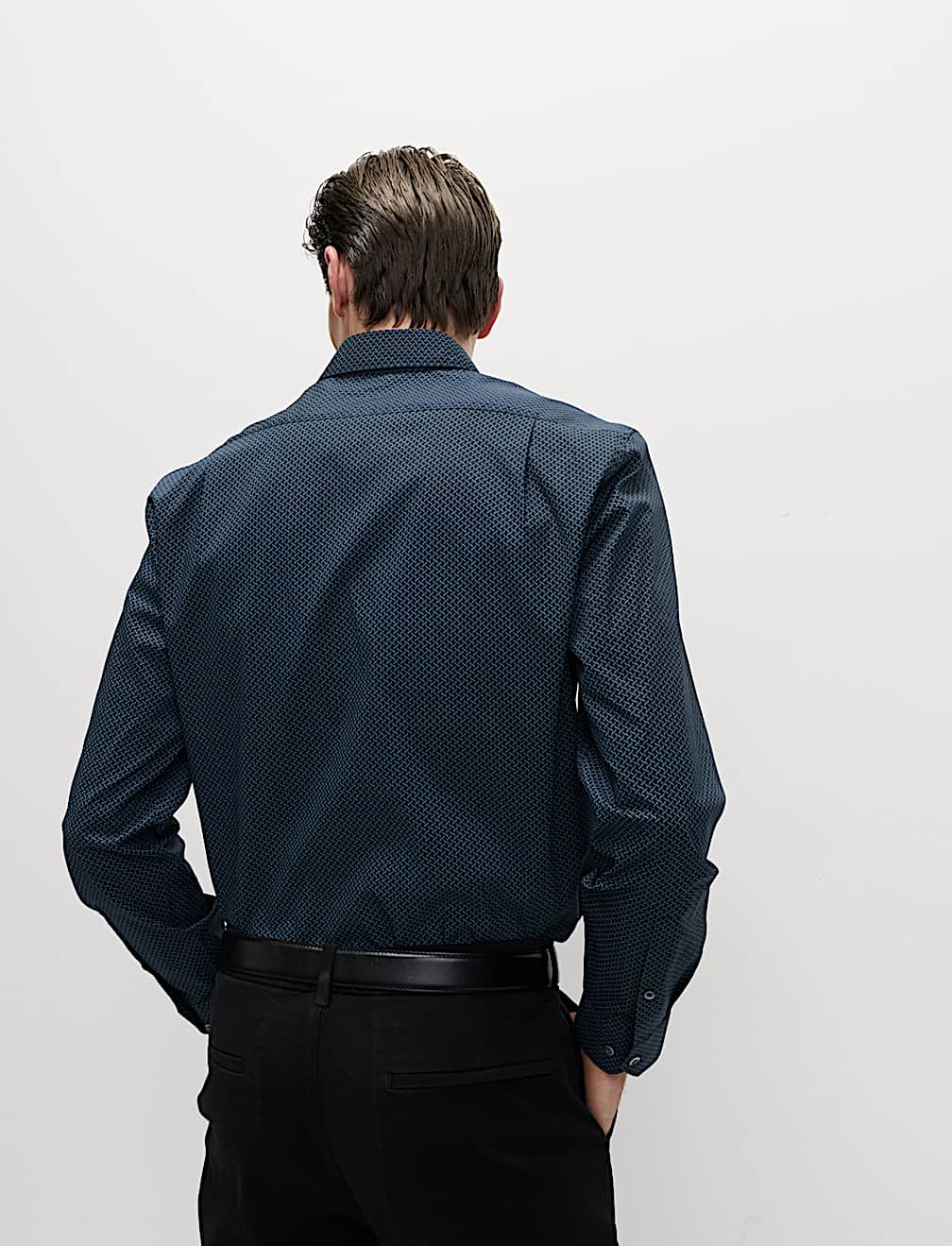 Regular Fit Pure Cotton Printed Shirt