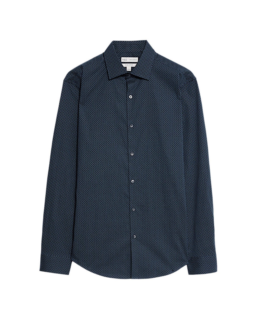 Regular Fit Pure Cotton Printed Shirt