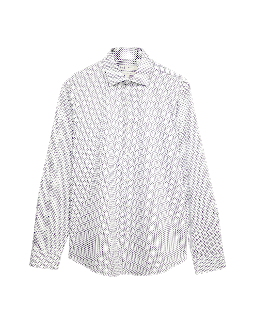 Regular Fit Pure Cotton Printed Shirt