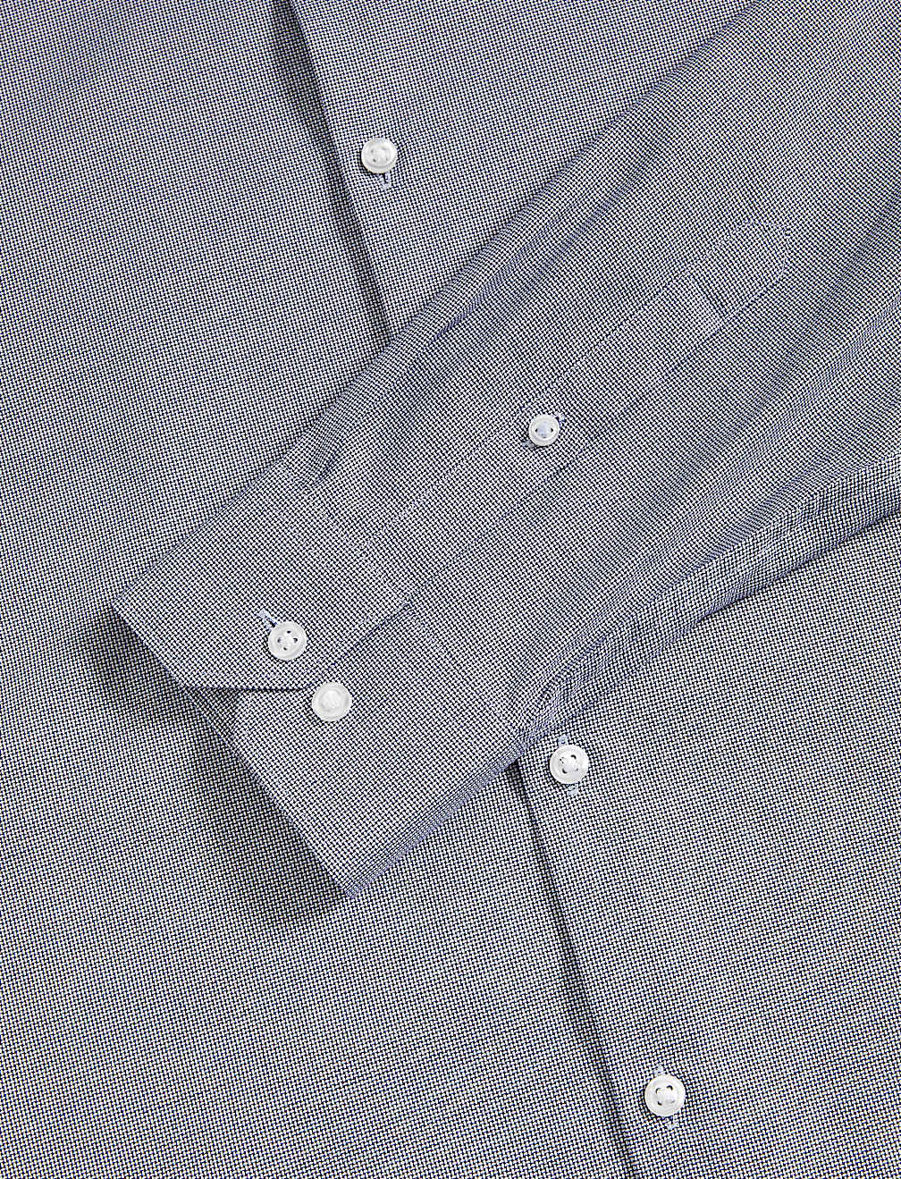 Regular Fit Easy Iron Pure Cotton Textured Shirt