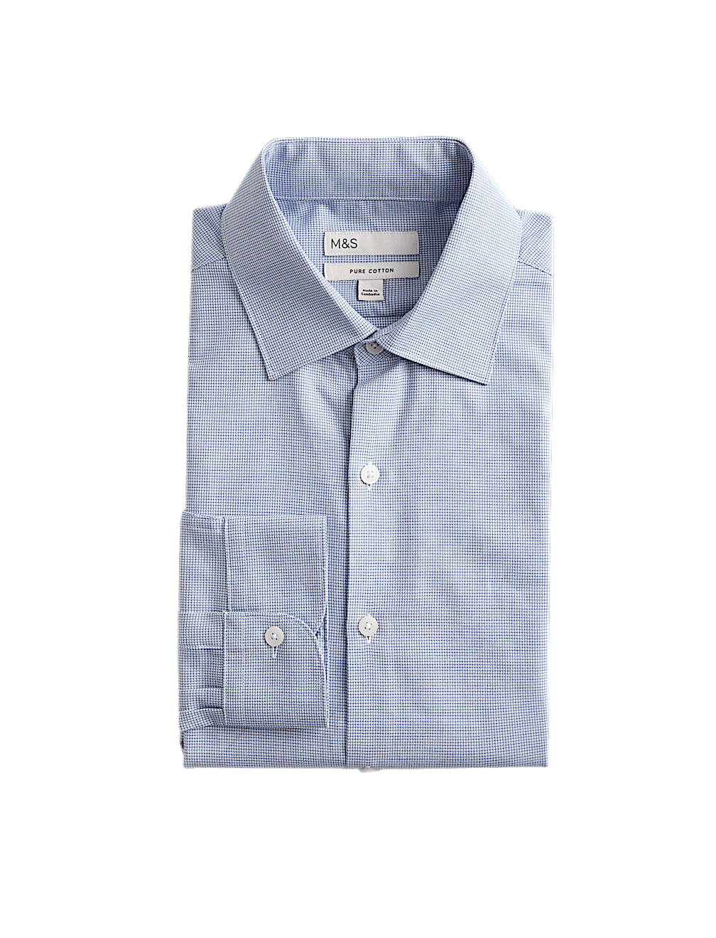 Regular Fit Pure Cotton Textured Shirt