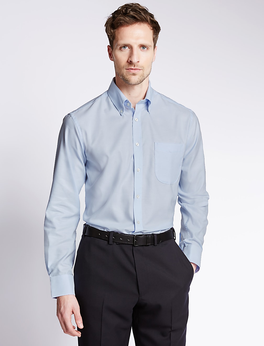 Pure Cotton Regular Fit Oxford Shirt