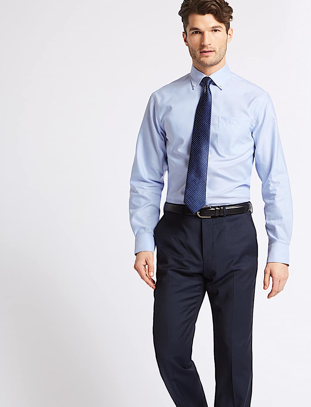 Pure Cotton Regular Fit Oxford Shirt