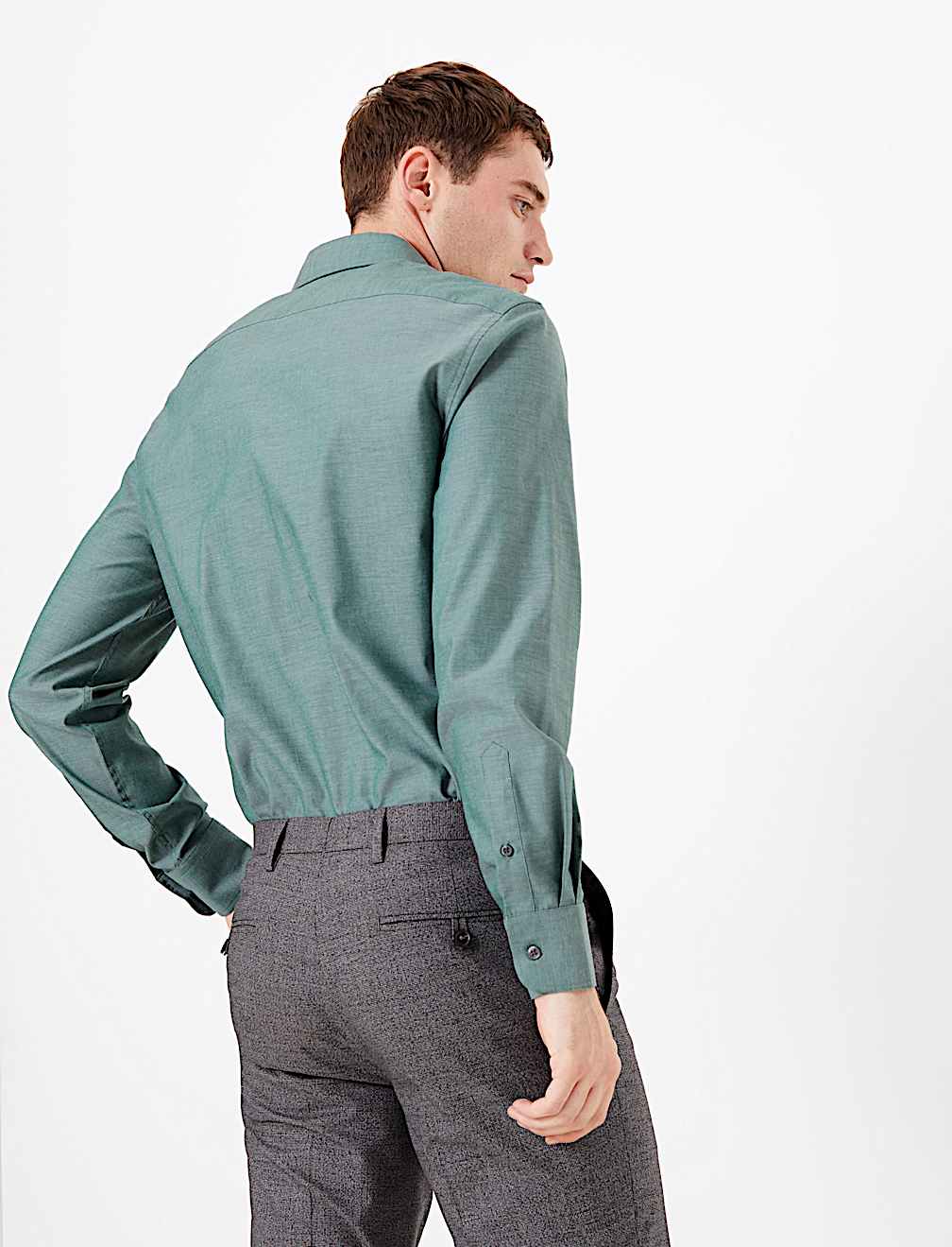 Tailored Fit Pure Cotton Oxford Shirt
